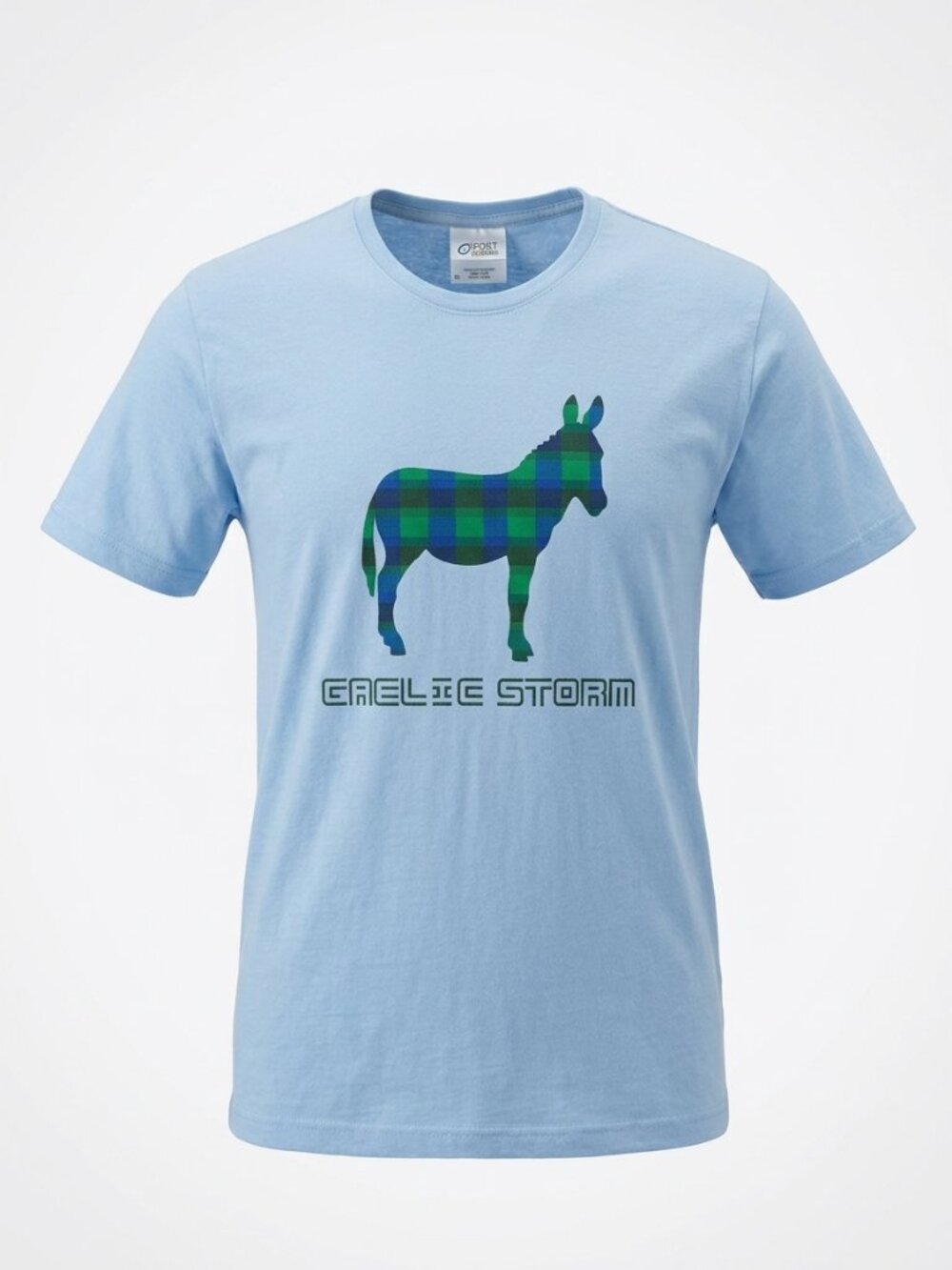 Gaelic Storm Ladies Band Tee - Plaid Donkey L